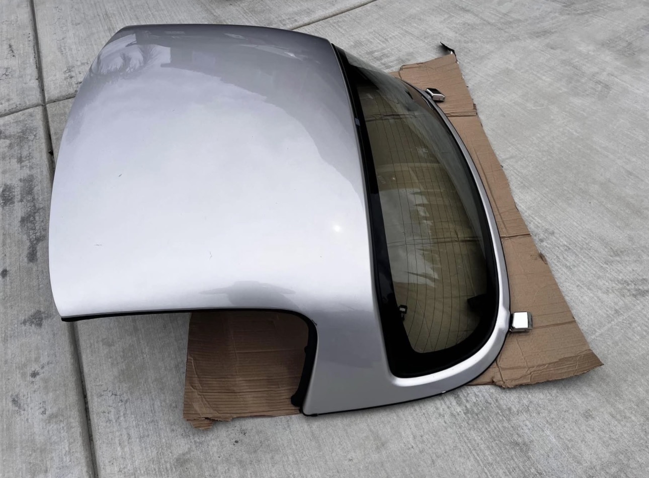 94-04 Mazda Miata MX-5 OEM Hardtop - Metallic Silver - Image 3