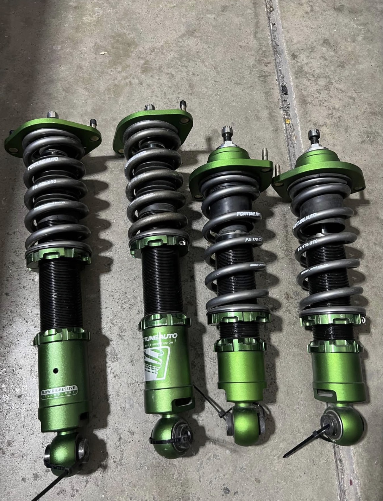 NA/NB Miata Fortune Auto 500 Series Gen 7 coilover